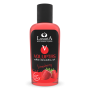 Lubrificante  alla fragola olio per massaggi intimo vaginale anale corpo effetto caldo 100 ml