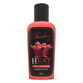 Gel intimo per massaggi lubrificante olio per massaggi commestibile effetto caldo alla fragola