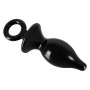 kit plug anale trio dildo nero piccolo medio grande anal plug black con anello