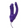 vibratore doppio con telecomando ricaricabile penetrazione vaginale anale