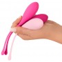 kit palline vaginali per donna in silicone massaggiatore pelvico balls pink