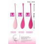 kit palline vaginali per donna in silicone massaggiatore pelvico balls pink