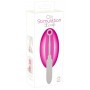 vibratore per clitoride stimolatore in silicone per donna rosa morbido vibrante