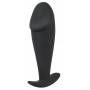 plug anale in silicone nero fallo dildo per uomo donna sexy toy anal black