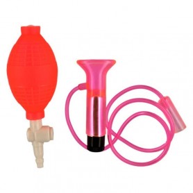 Stimolatore clitorideo vaginale vibrante pink suction cup