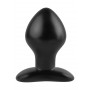 plug anale nero maxi stimolatore per uomo donna in silicone sexy anal black