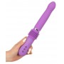 vibratore in silicone pene finto massaggiatore vaginale anale ricaricabile