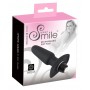 plug anale nero in silicone con vibrazione dildo vibrante ricaricabile black