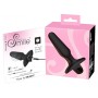 plug anale nero in silicone con vibrazione dildo vibrante ricaricabile black