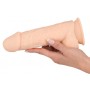 dildo in silicone fallo realistico pene finto con ventosa e testicoli morbido