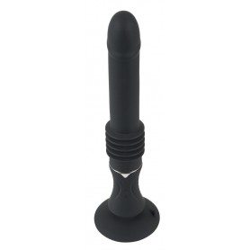 vibratore macchina da sesso nero in silicone ricaricabile dildo vibrante black