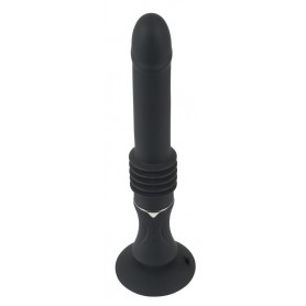 vibratore macchina da sesso nero in silicone ricaricabile dildo vibrante black