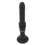 vibratore macchina da sesso nero in silicone ricaricabile dildo vibrante black