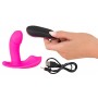 vibratore stimolatore vaginale clitoride punto g in silicone con telecomando