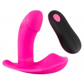vibratore stimolatore vaginale clitoride punto g in silicone con telecomando