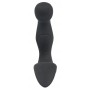 vibratore prostatico in silicone ricaricabile vibro stimolatore prostata black