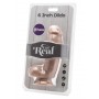 vibratore Fallo realistico dildo vaginale anale vibrante con ventosa 6 get real flesh