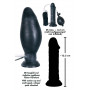 Vibratore realistico gonfiabile dildo plug vaginale fallo anale in lattice vibrante