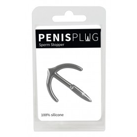 penis plug dilatatore uretrale fallico sperm stopper in silicone con anello