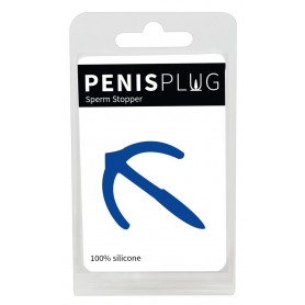 penis plug dilatatore uretrale fallico sperm stopper in silicone blu