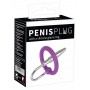 Anello fallico con plug per pene sperm stopper uretrale