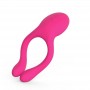 Vibratore doppio vaginale in silicone con telecomando stimolatore  dildo per coppia