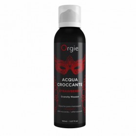 Lubrificante per massaggi schiuma acqua croccante vaginale anale fragola orgie