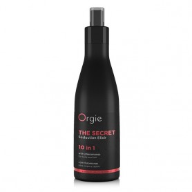 Spray eccitante afrodisiaco ai feromoni the secret elisir lozione corpo e capelli donna