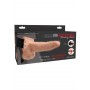 Vibratore strap on con telecomando fallo vibrante dildo indossabile ricaricabile