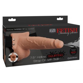 Fallo indossabile per uomo dildo squirting realistico vaginale anale cavo