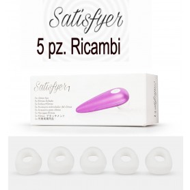 Set ricambio per stimolatore vaginale Satifyer 1 next generation 5 bocchettone