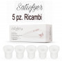 kit 5 ricambio per succhia clitoride Satifyer 2 next generation  bocchettone