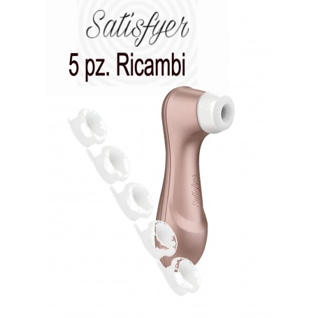 kit 5 ricambio per succhia clitoride Satifyer Pro 2 next generation stimolatore vaginale