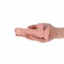 Fallo realistico vaginale anale con ventosa mini dildo pene slim finto 4 chiaro