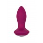 sonda vibrante in silicone purple ricaricabile crystal dildo stimolatore anale