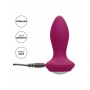 sonda vibrante in silicone purple ricaricabile crystal dildo stimolatore anale