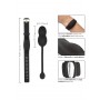 vibratore in silicone morbido nero per pavimento con telecomando polsino black