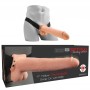 fallo indossabile maxi vibrante strap on pene finto grande dildo ricaricabile