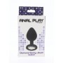 fallo anale plug in silicone nero anal stimolatore per uomo e donna black sexy