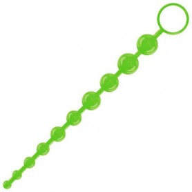 Fallo anale 10 fluo beads acid green