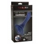 vibratore in silicone strap one pene finto indossabile ricaricabile morbido blu