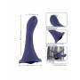 vibratore in silicone strap one pene finto indossabile ricaricabile morbido blu