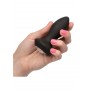 dildo vibrante plug small anale in silicone nero con gioiello sexy anal black