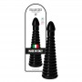 Fallo plug anale vaginale con ventosa dildo nero black realistico mini maxi 10" cock