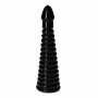 Fallo plug anale vaginale con ventosa dildo nero black realistico mini maxi 10" cock