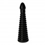 Fallo plug anale vaginale con ventosa dildo nero black realistico mini maxi 10" cock
