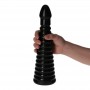 Fallo plug anale vaginale con ventosa dildo nero black realistico mini maxi 10" cock