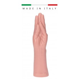 Dildo anale vaginale per fisting fallo maxi a forma di mano con ventosa realistico 11"