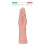 Dildo anale vaginale per fisting fallo maxi a forma di mano con ventosa realistico 11"