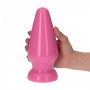 plug stimolatore grande dilatatore penetrazione anale con ventosa maxi anal pink